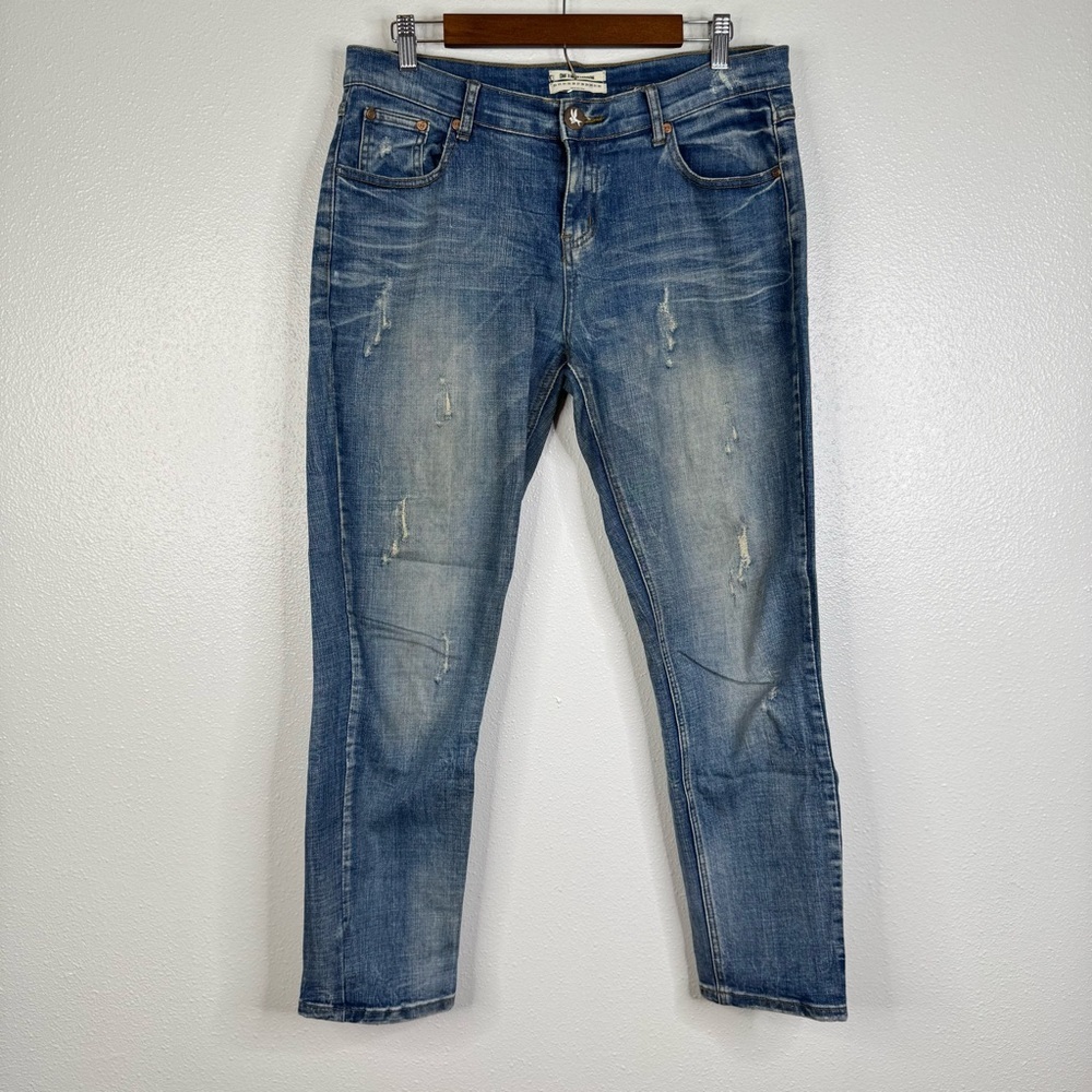 One x One Teaspoon Awesome Baggies Low Waist Mid Rise Relaxed Leg Jeans Size 30